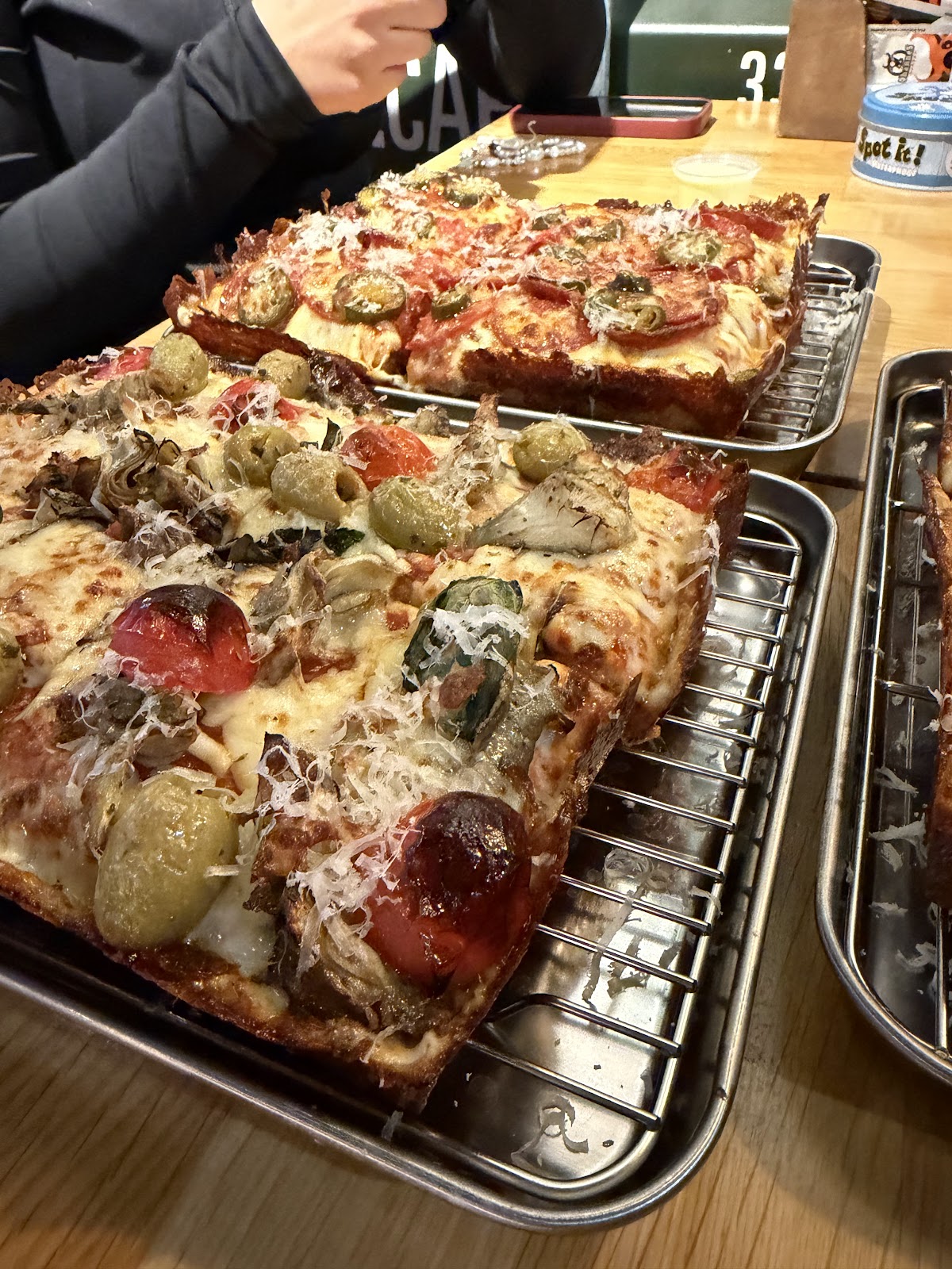 Thick Slice Detroit Pizza